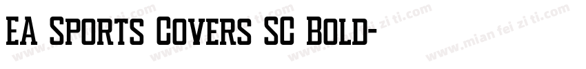EA Sports Covers SC Bold字体转换